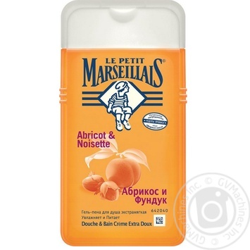Gel Le petit marseillais with hazelnuts for shower 250ml - buy, prices for MegaMarket - photo 1