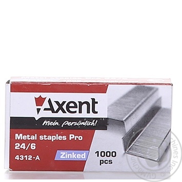 Staples Axent for stapler 1000pcs - buy, prices for MegaMarket - photo 1