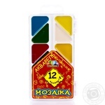Фарби Гамма акварель мозаїка 12кол х40