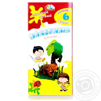 Gamma Capture Plasticine 6 colors 120g - buy, prices for Auchan - photo 1