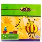 Пластилін Zibi 12кольорів 240г Art.ZB.6201 х6