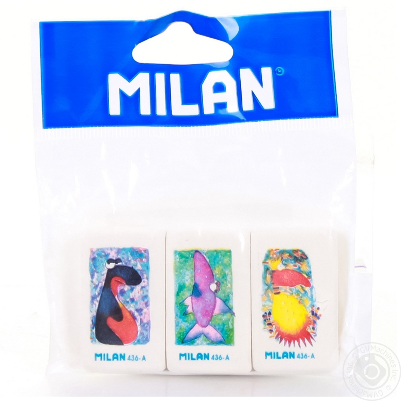 

Набір гумок Milan 3 шт. блістер ml.460-3