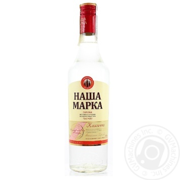Vodka Nasha marka 40% 500ml glass bottle - buy, prices for MegaMarket - photo 1