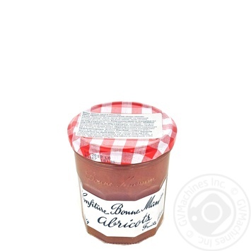 Jam Bonne maman apricot 370g glass jar France - buy, prices for MegaMarket - photo 1