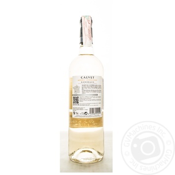 Вино Calvet Moelleux Bordeaux виноградное натуральное полусладкое белое 11% 750мл купить, цены на МегаМаркет - фото 3