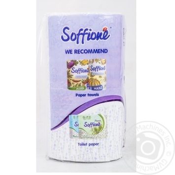 Туалетний папір Soffione Toscana Lavender 4рул 3шари х120 купити, ціни на МегаМаркет - фото 2
