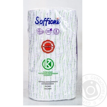 Toilet paper Soffione lavender 8pcs - buy, prices for MegaMarket - photo 2