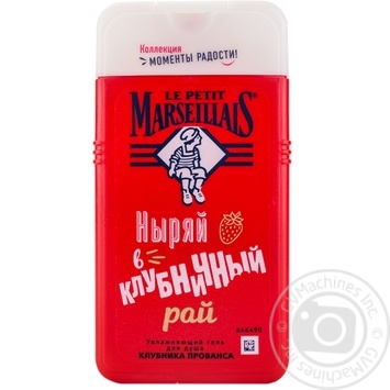 Gel Le petit marseillais strawberries with cream for shower 250ml - buy, prices for MegaMarket - photo 2