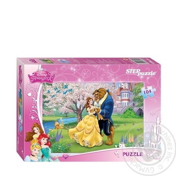 Пазли Step Puzzle disney принцеса 104 елементів - купити, ціни на Таврія В - фото 1