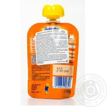 Bebivita Apple-banana-peach puree 90g - buy, prices for MegaMarket - photo 2