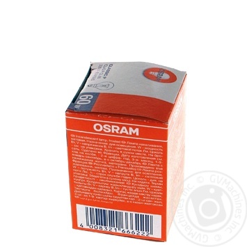 Лампа Osram Р розжарювання 60W CL 60 E14 x6 купить, цены на МегаМаркет - фото 2