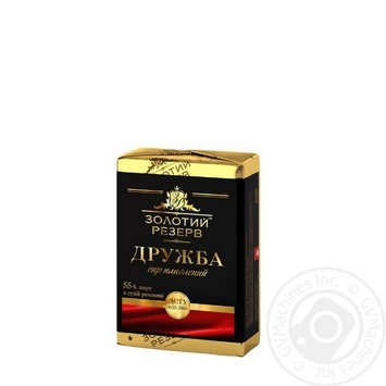 Сир плавлений Золотий Резерв Дружба 55% 90г купити, ціни на МегаМаркет - фото 1