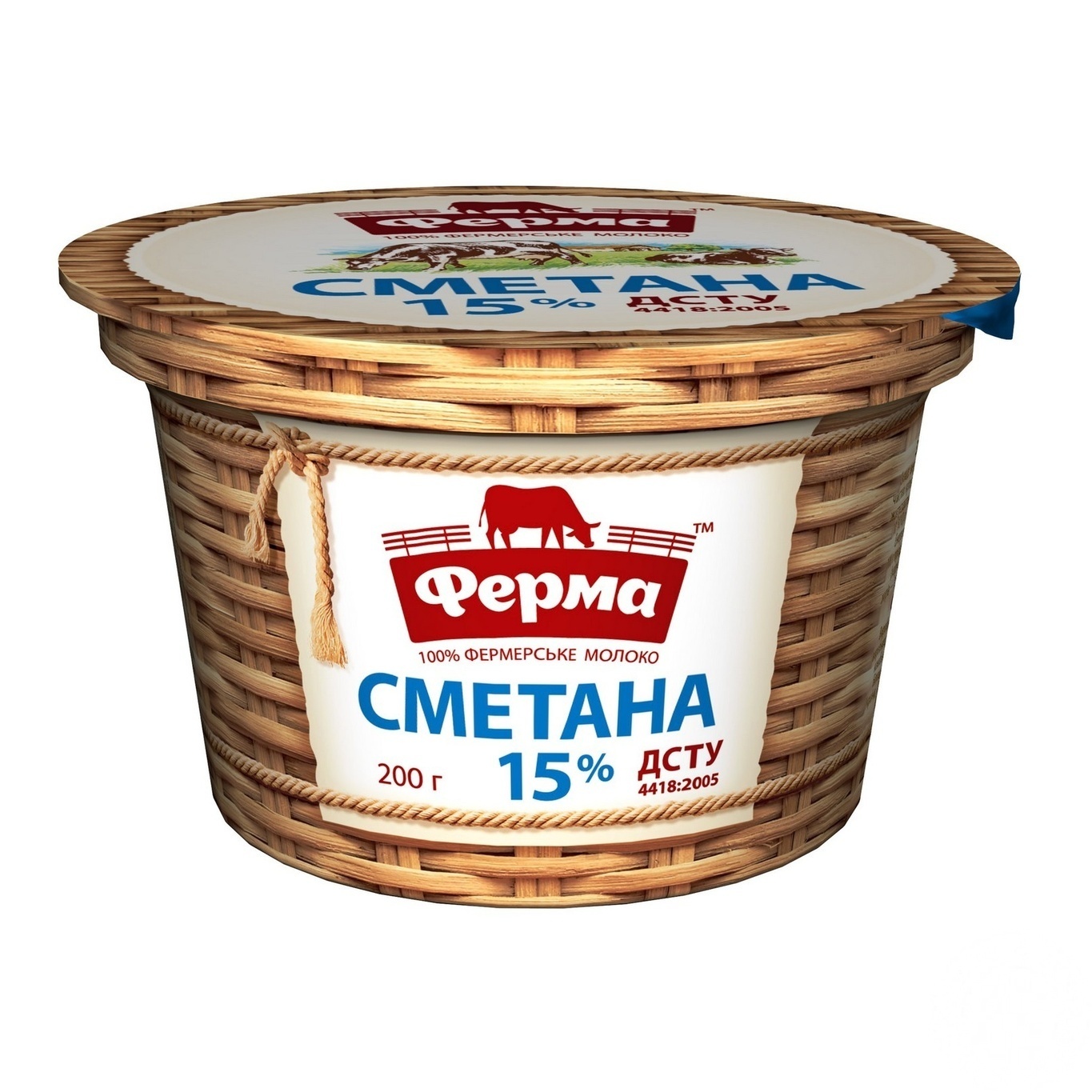 

Сметана Ферма 15% 200г