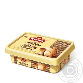 Ferma With Forest Mushrooms Processed Cheese 60% 180g - buy, prices for MegaMarket - photo 1