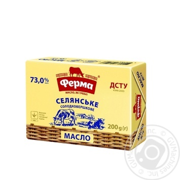 Ferma Selianske Sweet Cream Butter 73% - buy, prices for MegaMarket - photo 1