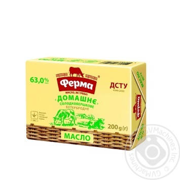 Ferma sweet cream butter 63% 200g - buy, prices for MegaMarket - photo 1