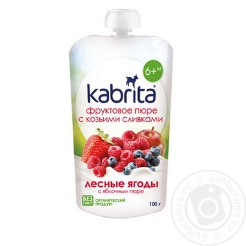 Puree Kabrita with berries for children 100g - buy, prices for MegaMarket - photo 3