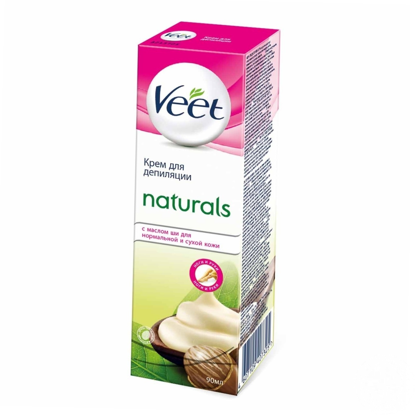 

Крем для депиляции Veet Naturals с маслом ши для нормальной и сухой кожи 90мл