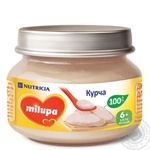 Пюре мясное Milupa Цыпленок для детей от 6 месяцев 80г