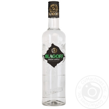 Blagoff Green apple vodka 0,5l - buy, prices for MegaMarket - photo 1