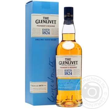 The Glenlivet Founder's Whisky 700 ml gift box - buy, prices for MegaMarket - photo 1