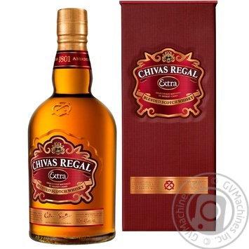 Віскі Chivas Regal Extra 40% 0,7л в подарунковiй упаковцi купити, ціни на МегаМаркет - фото 1
