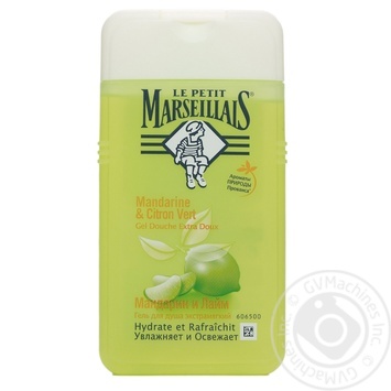 Gel Le petit marseillais tangerine for shower 250ml - buy, prices for MegaMarket - photo 1