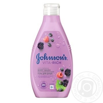 Гель для душа JOHNSON’S Body Care Восстанавливающий с ароматом лесных ягод 250мл купить, цены на МегаМаркет - фото 1