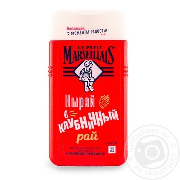 Gel Le petit marseillais strawberries with cream for shower 250ml - buy, prices for MegaMarket - photo 6