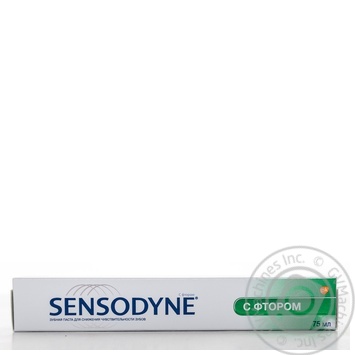 Зубная паста Sensodyne Фтор 75мл купить, цены на МегаМаркет - фото 4