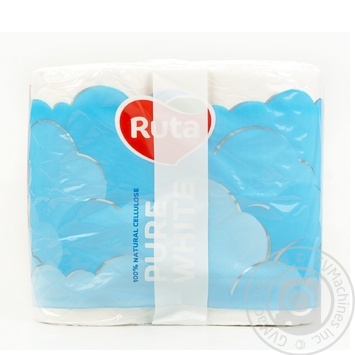 Ruta Pure White 2-ply Toilet Paper 16pcs   - buy, prices for EKO Market - photo 4