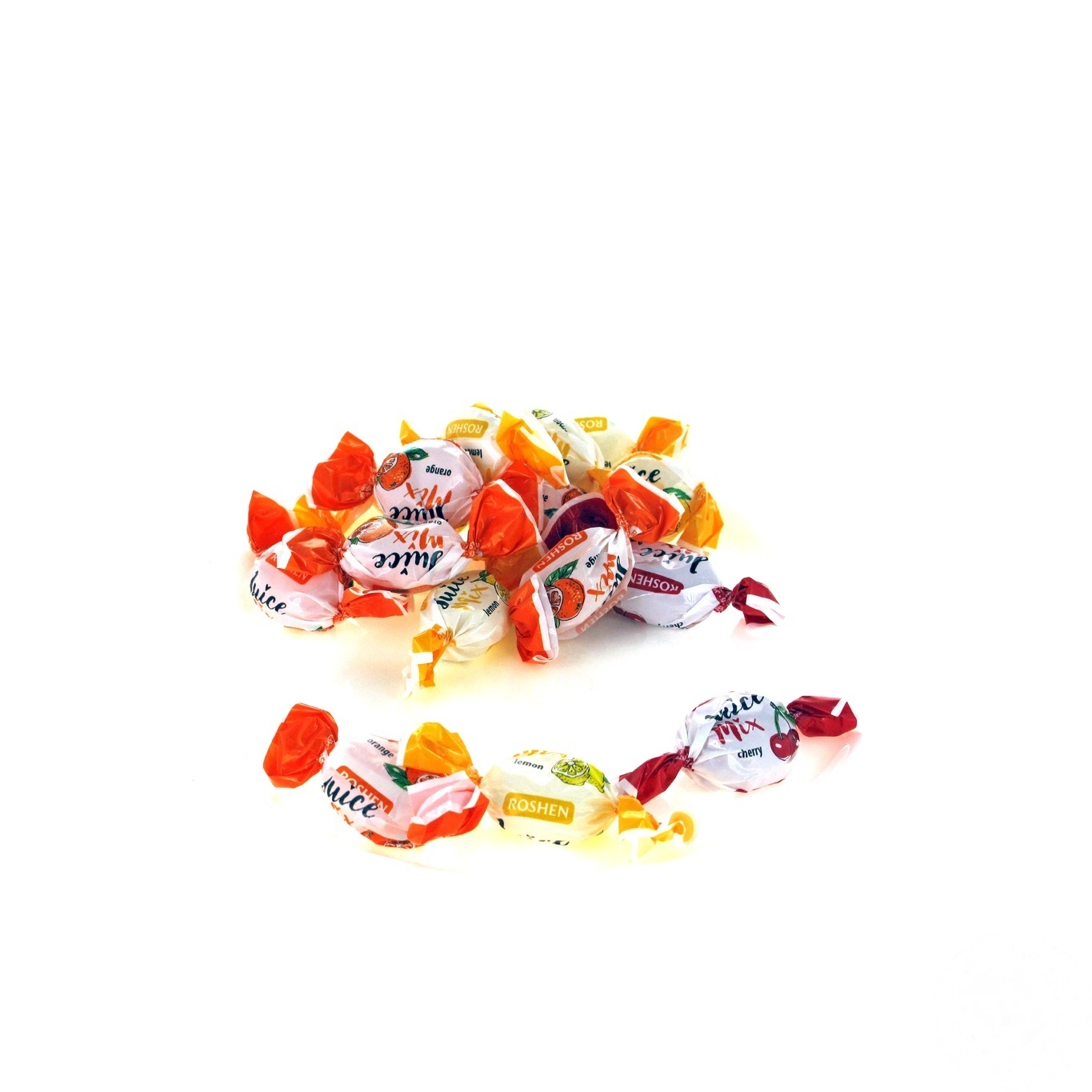 

Конфеты Roshen Джус Микс карамельные с фруктово-ягодной начинкой весовые