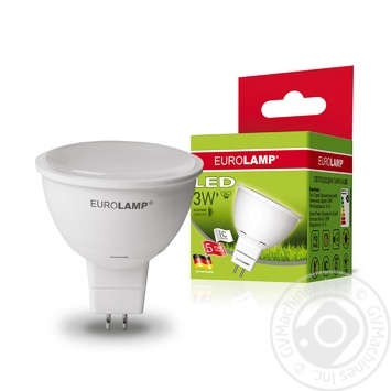 Лампа Eurolamp LED ЕКО D SMD MR16 3W 4000K GU5.3 купить, цены на МегаМаркет - фото 1