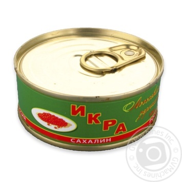 Sakhalin grain-growing salmon caviar 100g - buy, prices for - photo 1
