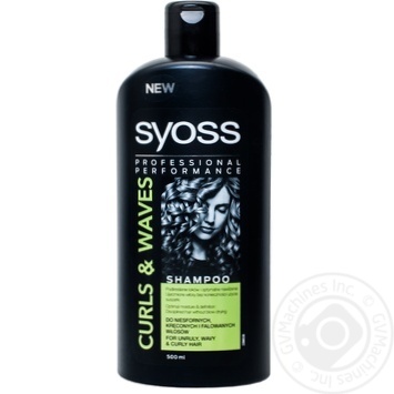 SYOSS Curl&Waves Shampoo for Wavy and Curly Hair