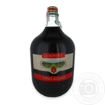 Вино Le Rovole Rosso червоне сухе 10% 5л купити, ціни на МегаМаркет - фото 1
