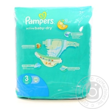 Пiдгузники дитячі Pampers Active Baby Midi 4-9 кг 22шт - купити, ціни на - фото 9