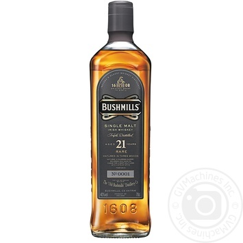 Віскі Bushmills 21ріку коробці 0,7л купить, цены на МегаМаркет - фото 1