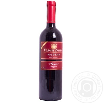 Wine saperavi Telliani velle Mukuzani red strong 13% 2006year 750ml glass bottle Georgia - buy, prices for MegaMarket - photo 1
