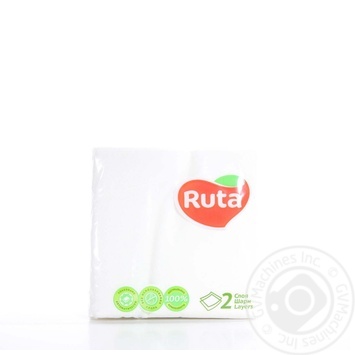 Paper napkins Ruta Double Luxe white 2-ply 24*24cm 40pcs - buy, prices for MegaMarket - photo 2