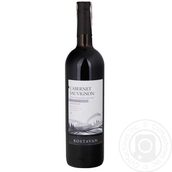 Вино Bostavan Cabernet Sauvignon червоне сухе 12% 0,75л купити, ціни на МегаМаркет - фото 1