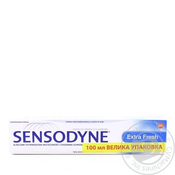 Sensodyne Toothpaste Extra Freshness 100ml - buy, prices for NOVUS - photo 1