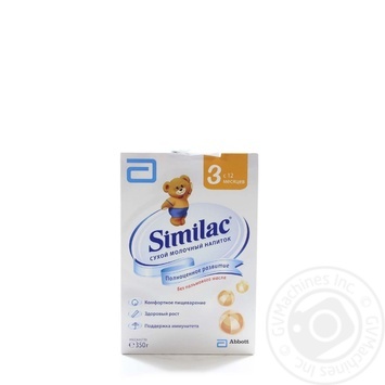 Dry milk drink Similak 3 without palm oil for 12+ months babies 350g - buy, prices for NOVUS - photo 1