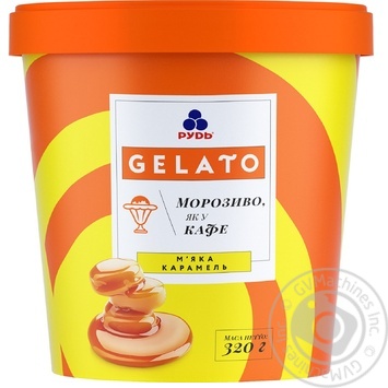 Rud Gelato With Caramel Ice-cream - buy, prices for MegaMarket - photo 1