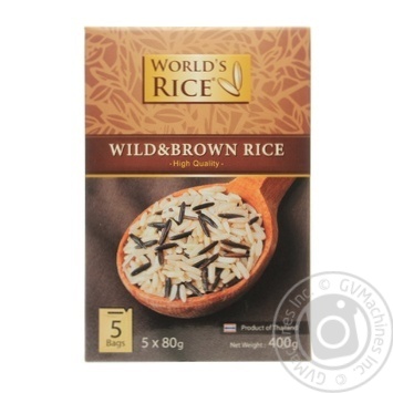 Groats rice wild rice World's rice long grain brown 400g cardboard box - buy, prices for MegaMarket - photo 3