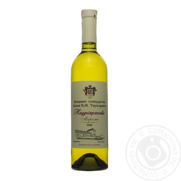 Knyaz Trubetskiy Naddniprianske White Dry Wine - buy, prices for MegaMarket - photo 1