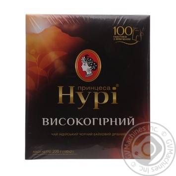 Чай Принцесса Нури черный Высокогорный 100*2г купить, цены на МегаМаркет - фото 3