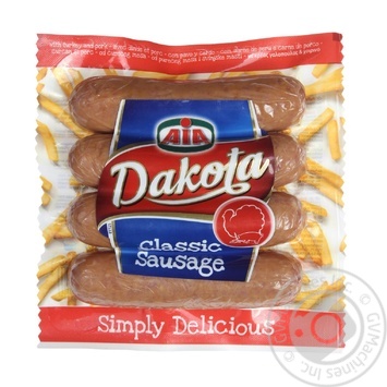 Sausages Aia Dakota turkey chilled 360g - buy, prices for MegaMarket - photo 1