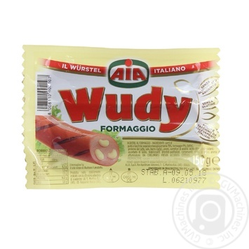 Wudy Formaggio chicken chilled sausages 150g - buy, prices for MegaMarket - photo 1