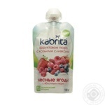 Пюре Kabrita лесные ягоды с яблочн пюре коз/слив 100г